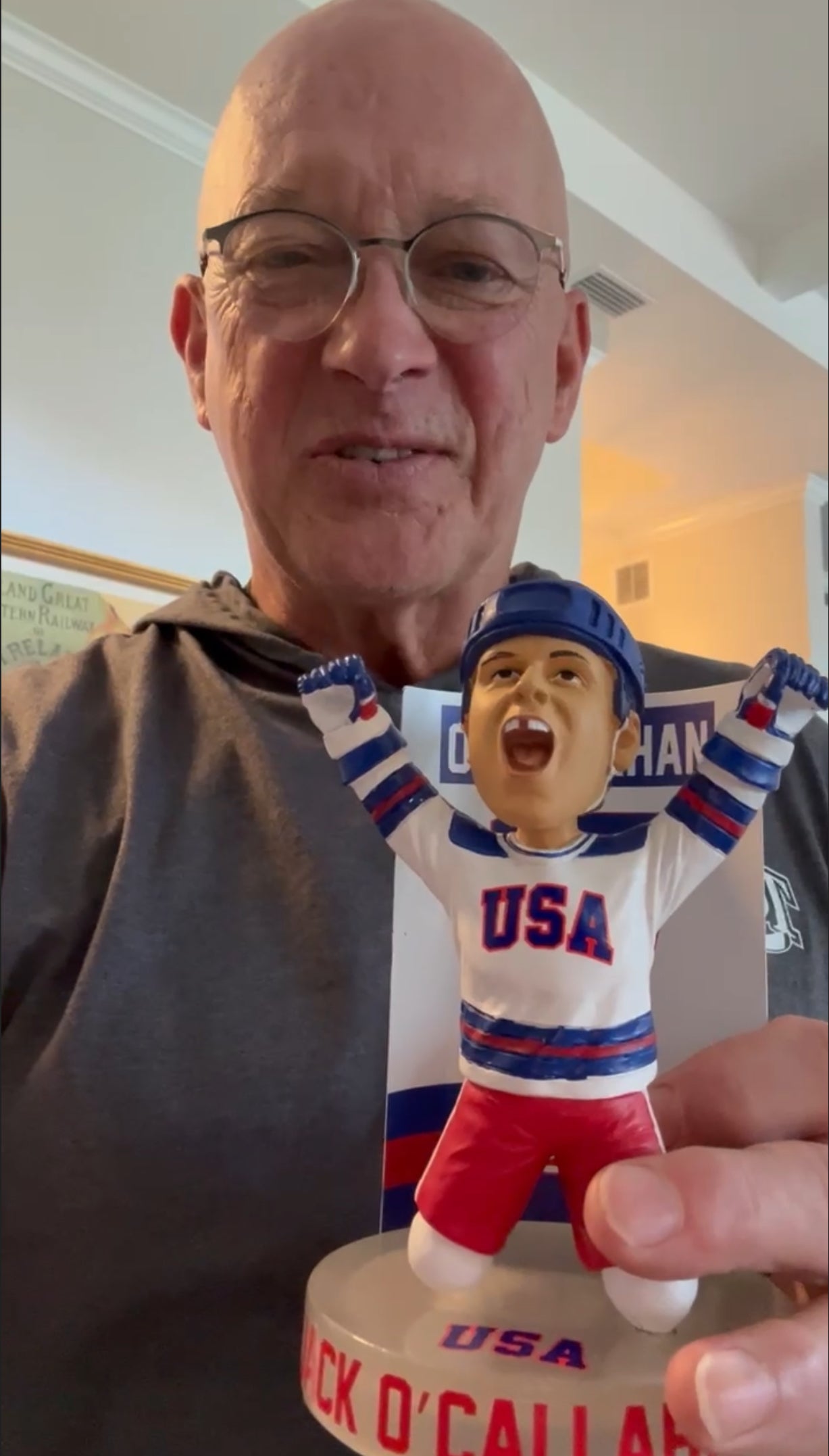 Jack O’Callahan Signed Miracle on Ice 6” Bobblehead