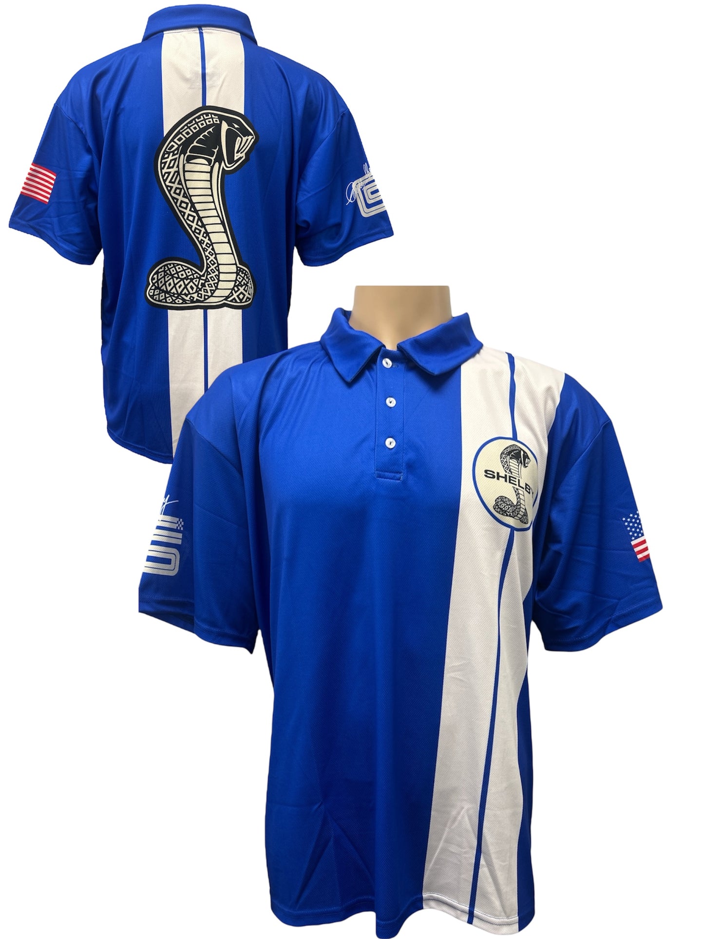 Shelby Cobra Performance Polo Royal