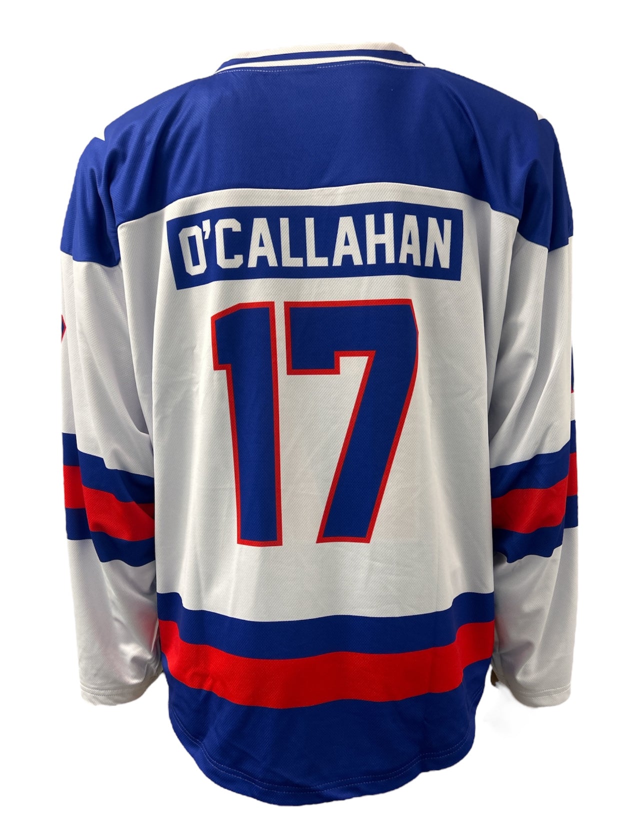 Jack O'Callahan USA Hockey Miracle on Ice 1980 Official Reversible Hockey Jersey