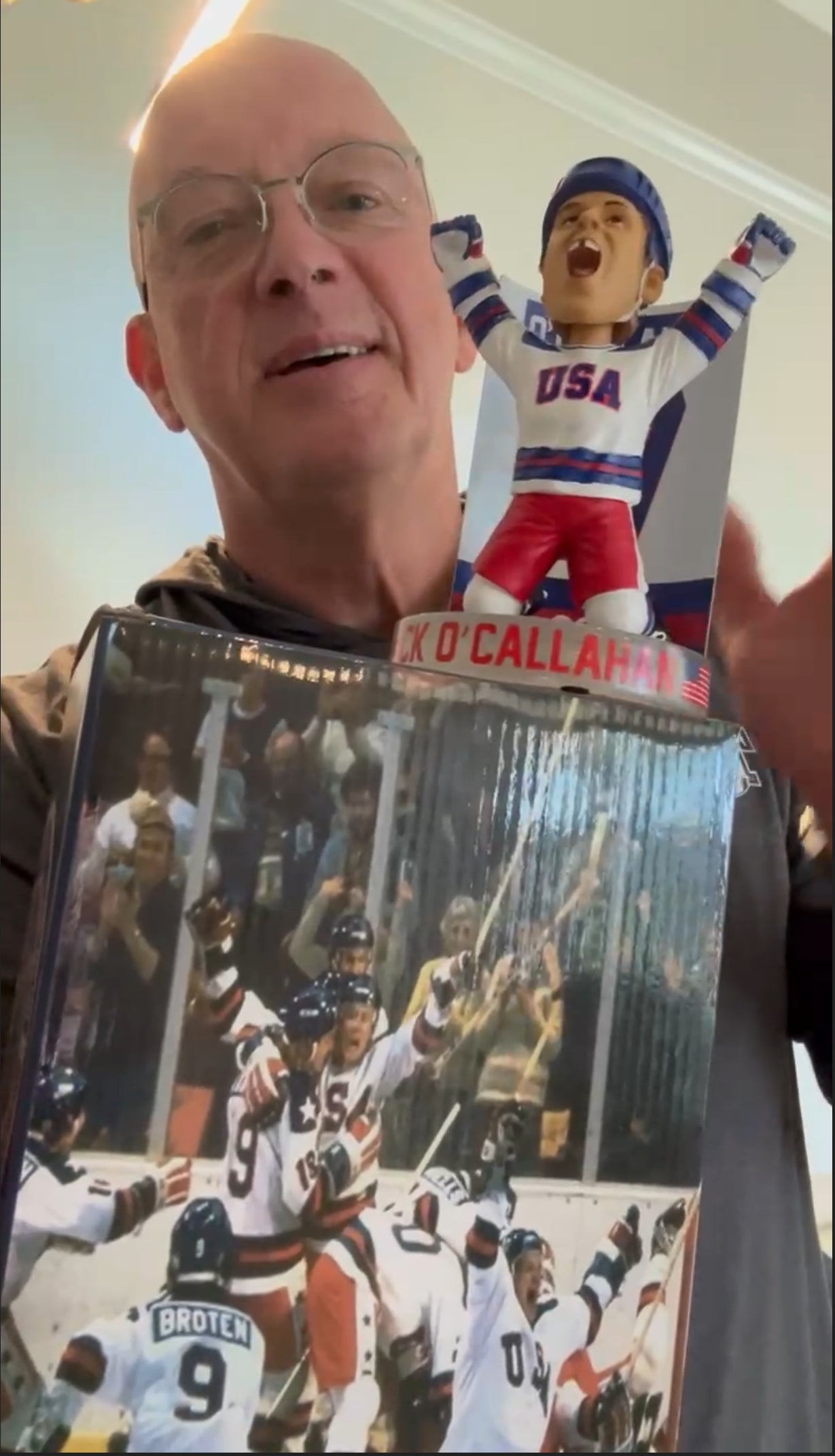 Jack O’Callahan Signed Miracle on Ice 6” Bobblehead