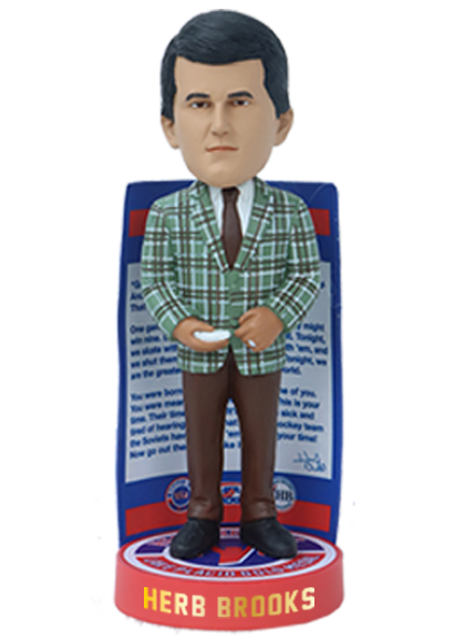 Herb Brooks Miracle on Ice 8” Bobblehead -