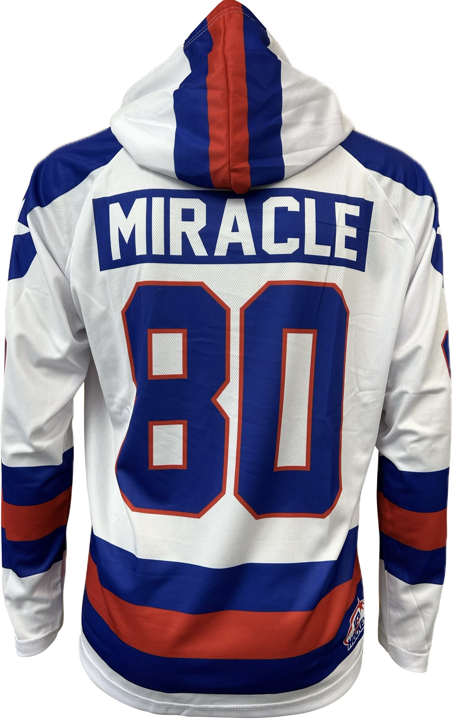 Miracle on Ice USA Hockey 1980 Lightweight White Hoodie