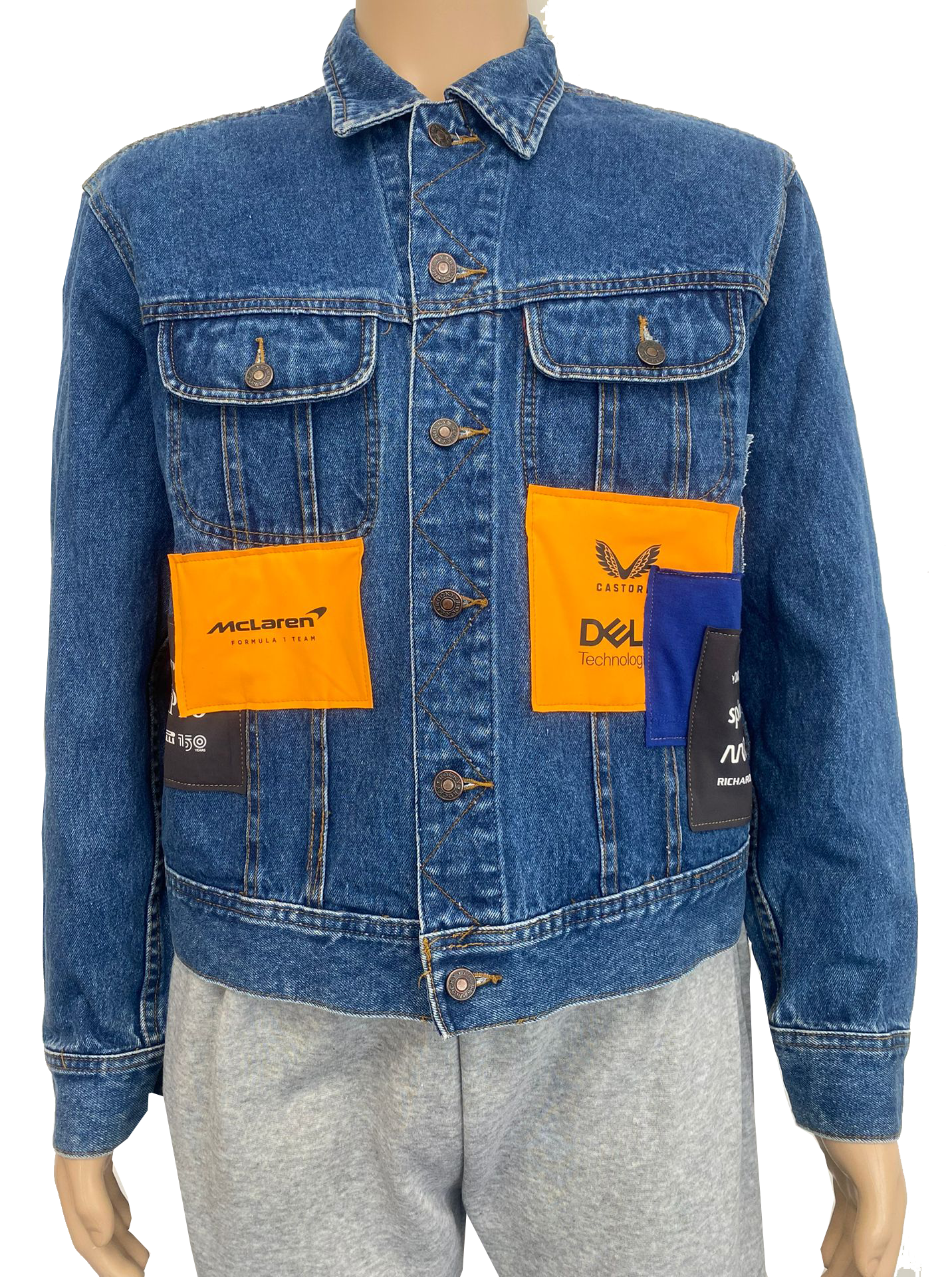 McLaren 1 Upcycled Demin Jacket Demin Jacket
