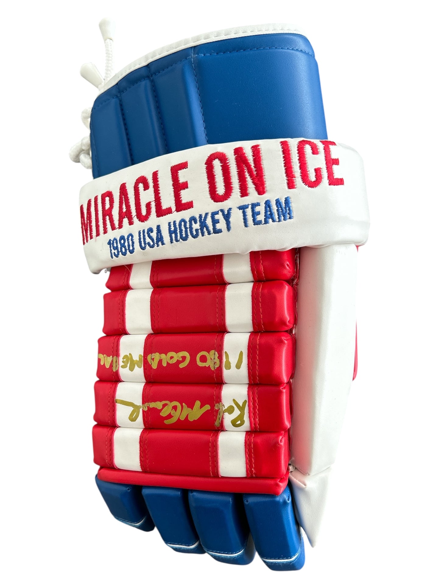 Rob McClanahan Signed Miracle on Ice 1980 Replica Hockey Glove