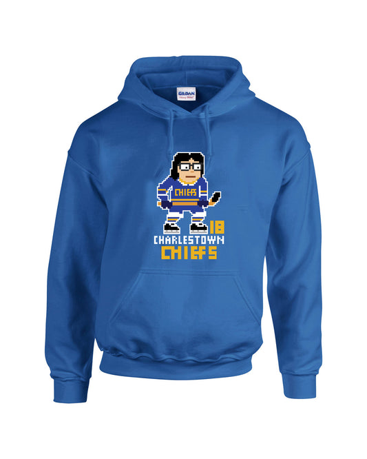 Slap Shot Charlestown Hoody Chief #18