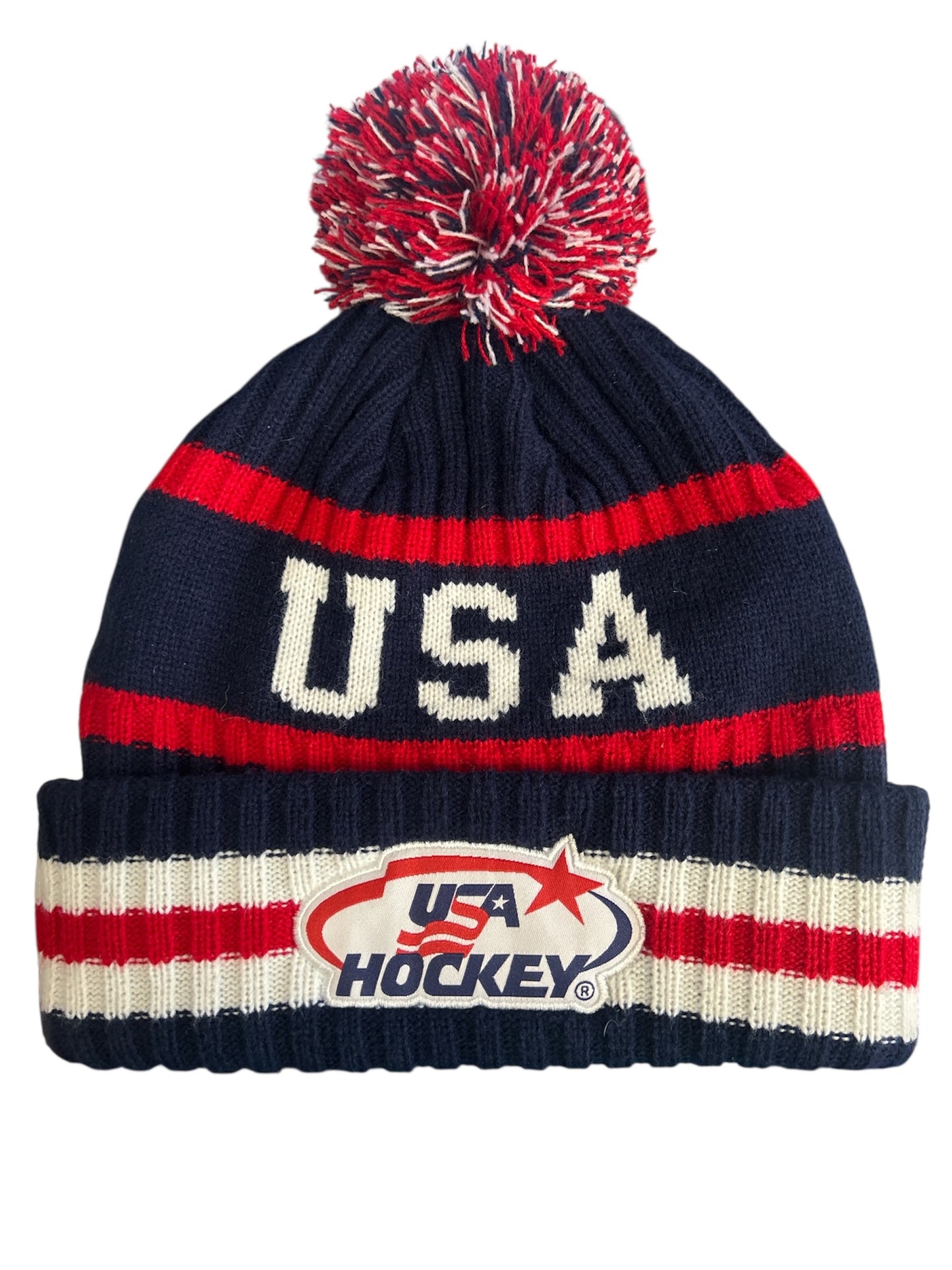 USA Hockey Shield  Official Licensed Navy Knit Hat