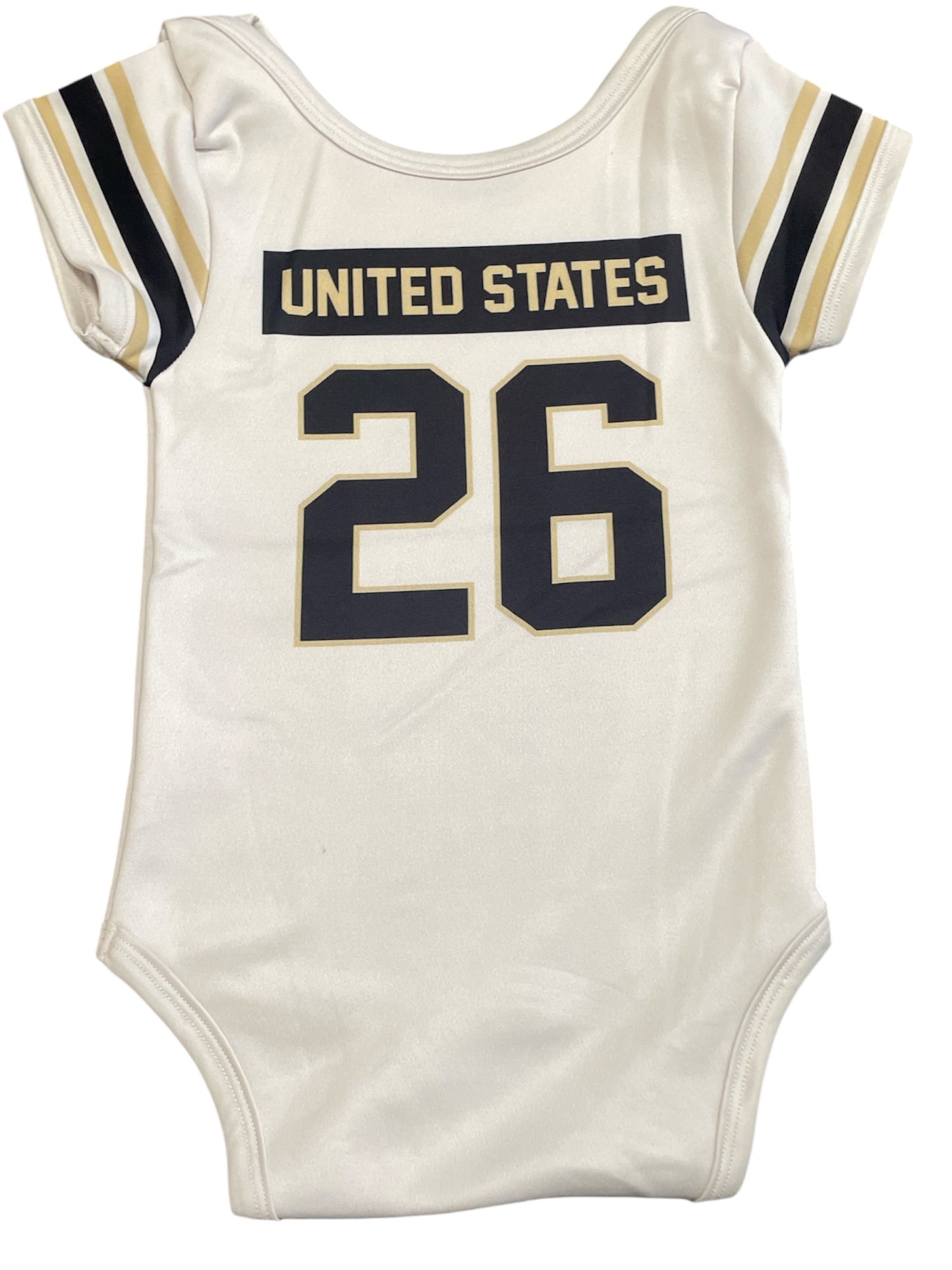 USA Hockey Shield Logo Official Vintage White Baby Onecie