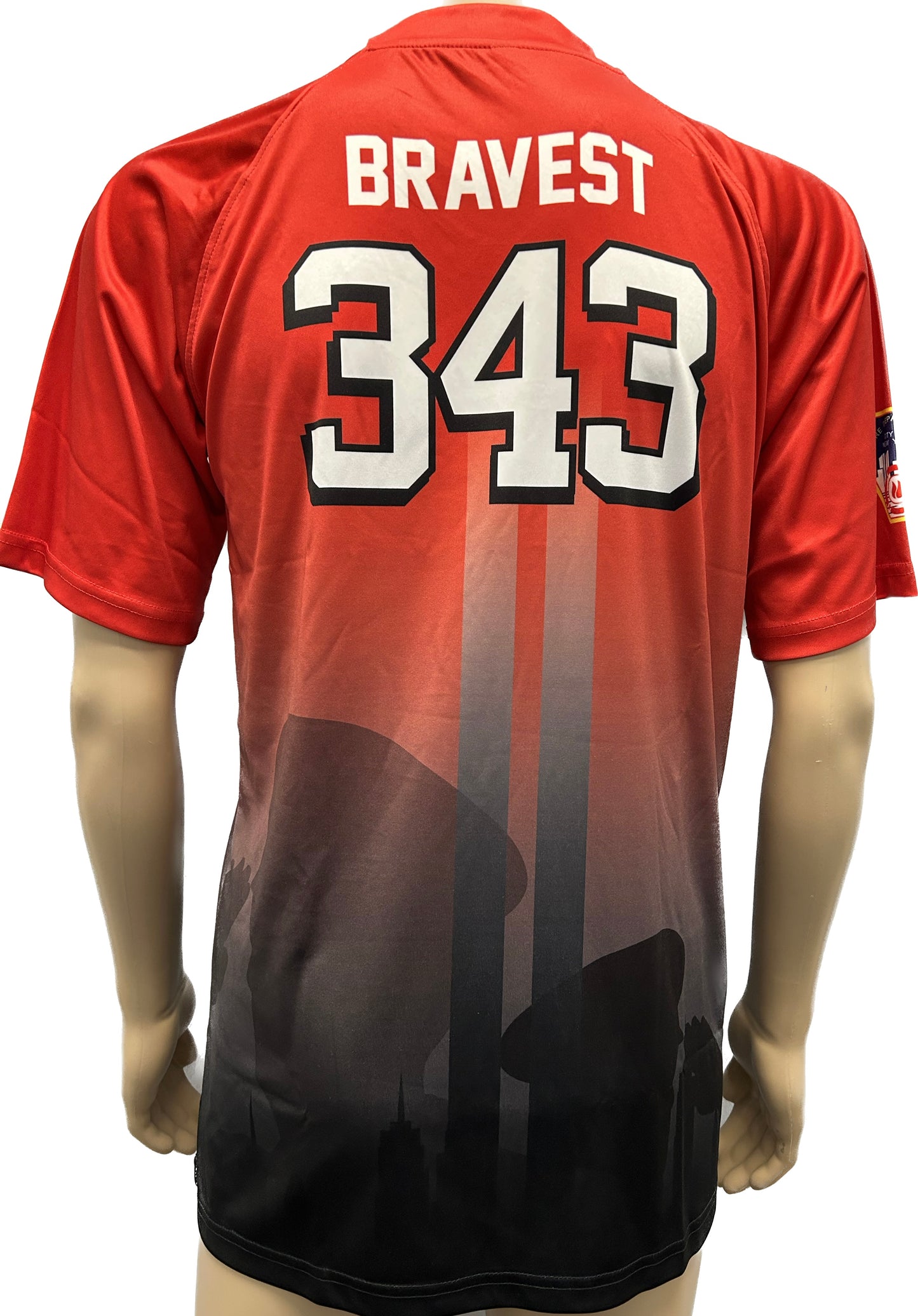 FDNY 343 Official 9/11 Memorial Soccer Jersey to Commemorate The 343 Lives Lost