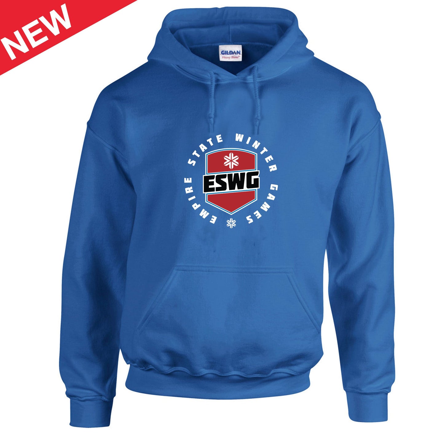 Empire State winter games  Hoodie - Blue