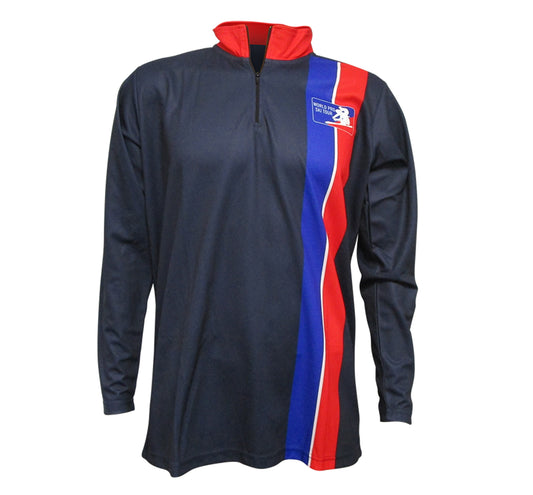 World Pro Ski Tour Two Stripe 1/4 Zip Performance Pullover