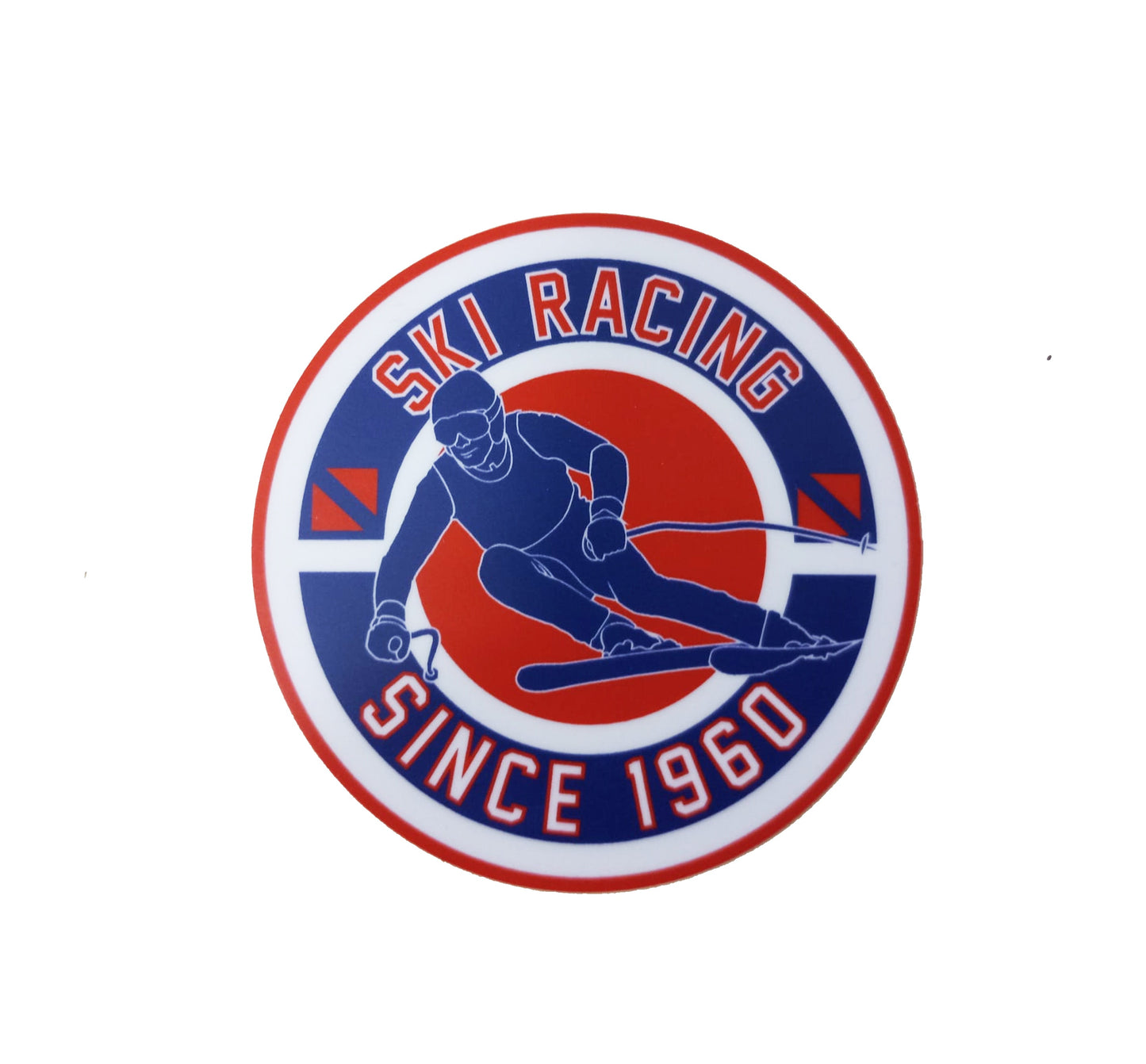 Ski Racing 3 Inches Sticker