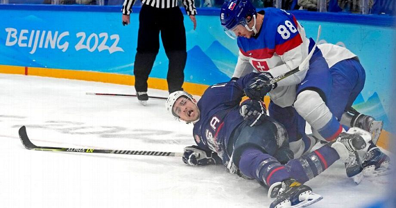 Slovakia celebrates win in Olympics