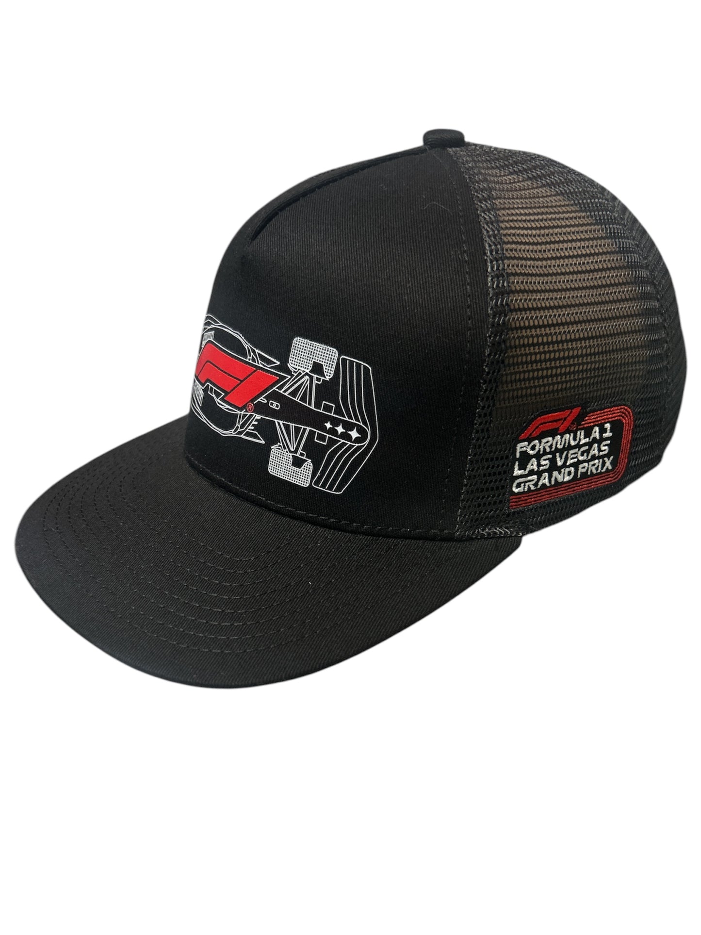 Formula 1  Las Vegas Grand Prix 2024 Visible Trucker Adjustable Hat - Black