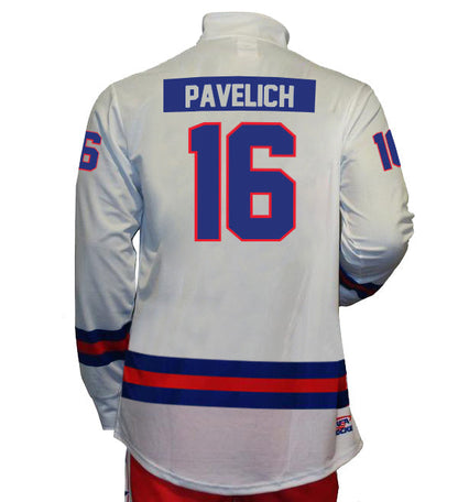 Mark Pavelich USA Hockey Miracle on Ice 1980 Official 1/4 Zip Pullover