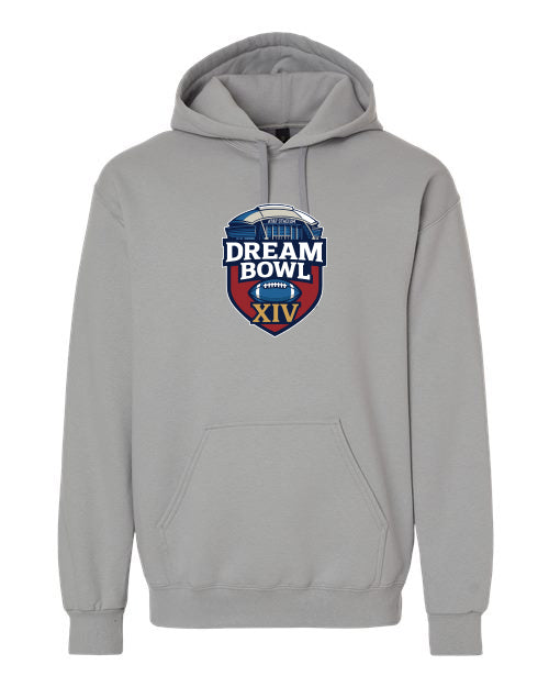 Dream Bowl I played at AT&T Stadium Cotton Blend Hoodie Gray - Order by 12/20 and receive 1/8
