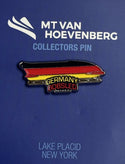 Germany Bobsled Team Lake Placid New York Official  Lapel Pin