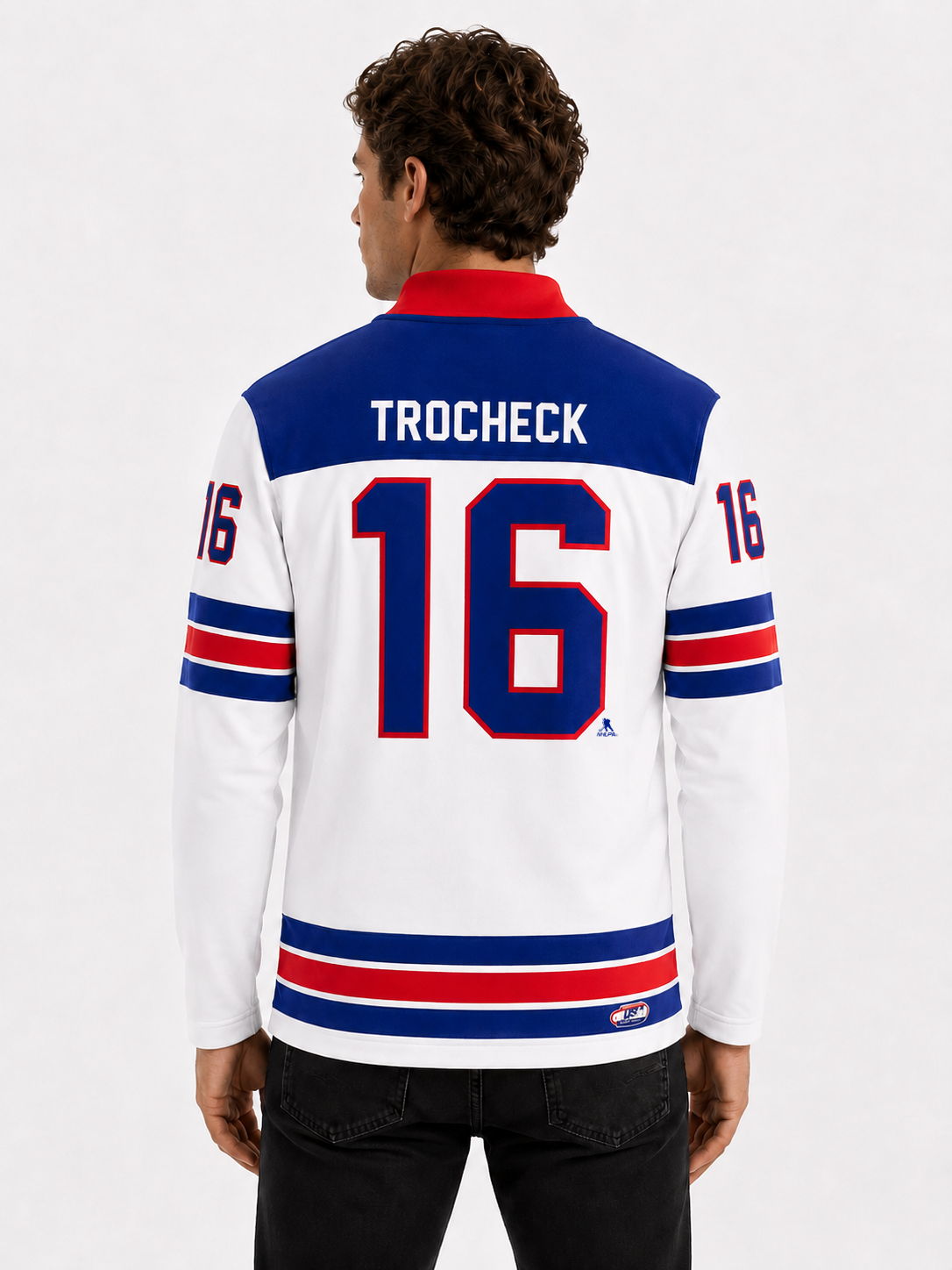 Vincent Trocheck - USA Hockey 2026 Officially Licensed Summer White 1/ Vincent Trocheck - USA Hockey 2026 Officially Licensed Summer White 1/