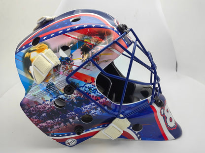 Miracle on Ice Blue cage Goalie Mask