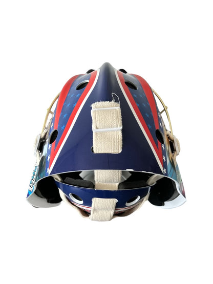 Jack O'Callahan Miracle on Ice Goalie Mask Gold Cage Signed-PRE-ORDER NOW - SHIPPED BY LATE NOVEMBER