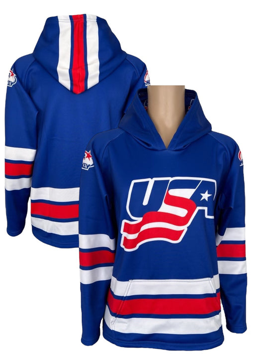 USA Hockey Logo Officially Licensed  Adult Hoodie