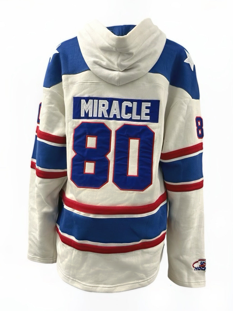 1980 Miracle on Ice  45th Anniversary (1980-2025) Official Lace Hoodie