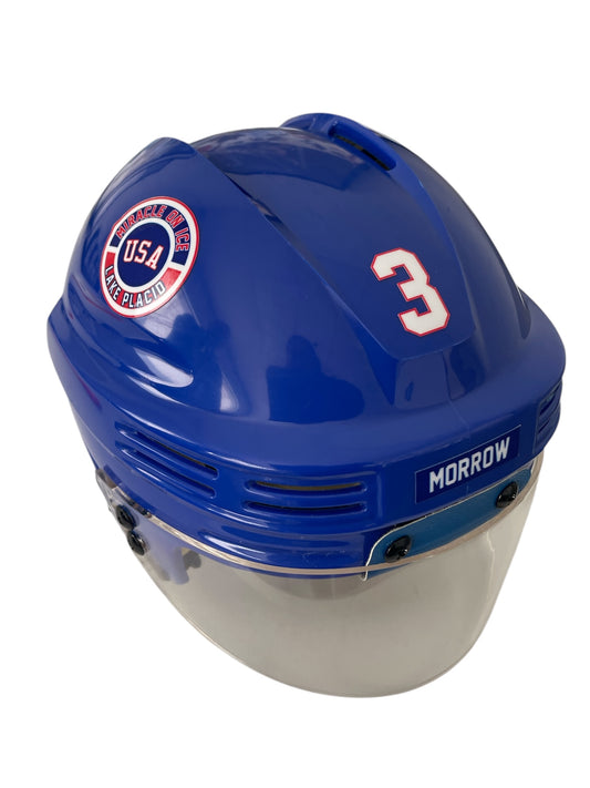 Ken Morrow New York Islanders Miracle on Ice Mini Helmet - Royal