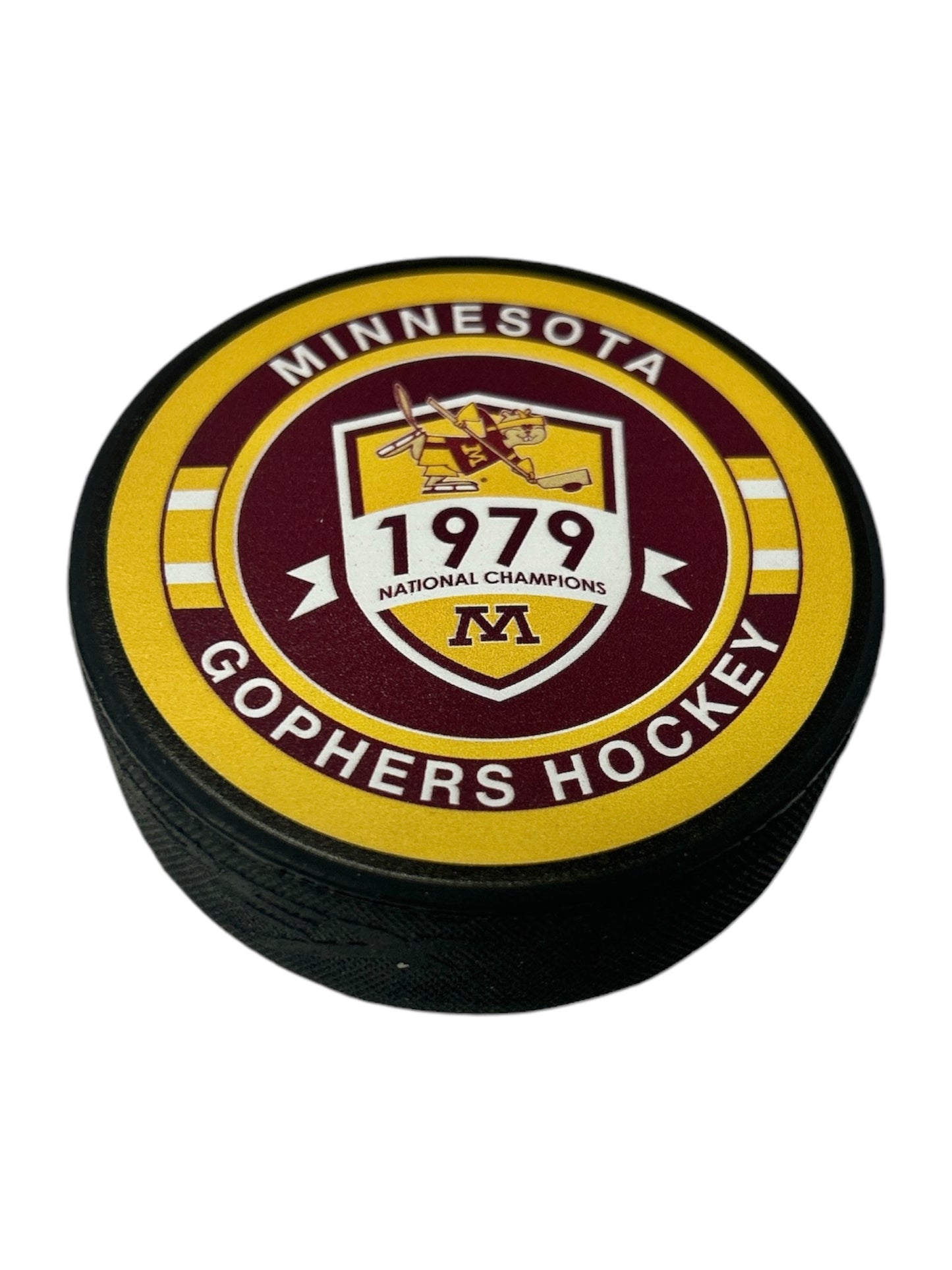 Minnesota Golden Gophers National Champs 1979 Officially License Hockey Puck (Herb Brooks Coached)