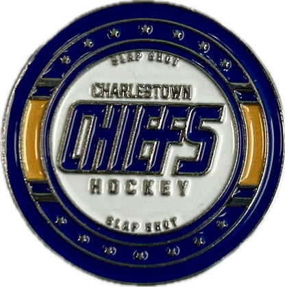 Slap Shot Charlestown Chiefs Official  Lapel Pin