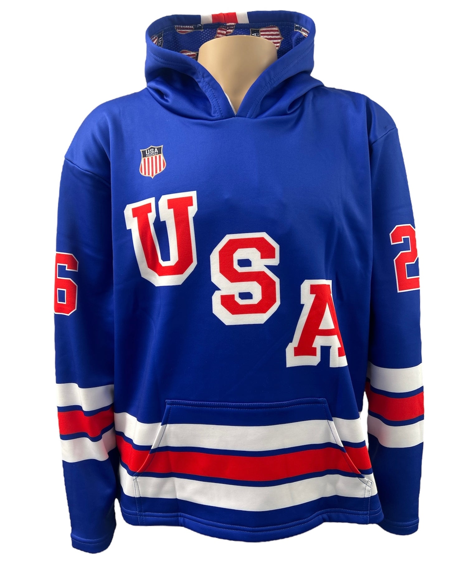 USA Hockey Shield 2026 Replica Jersey Blue Hoodie