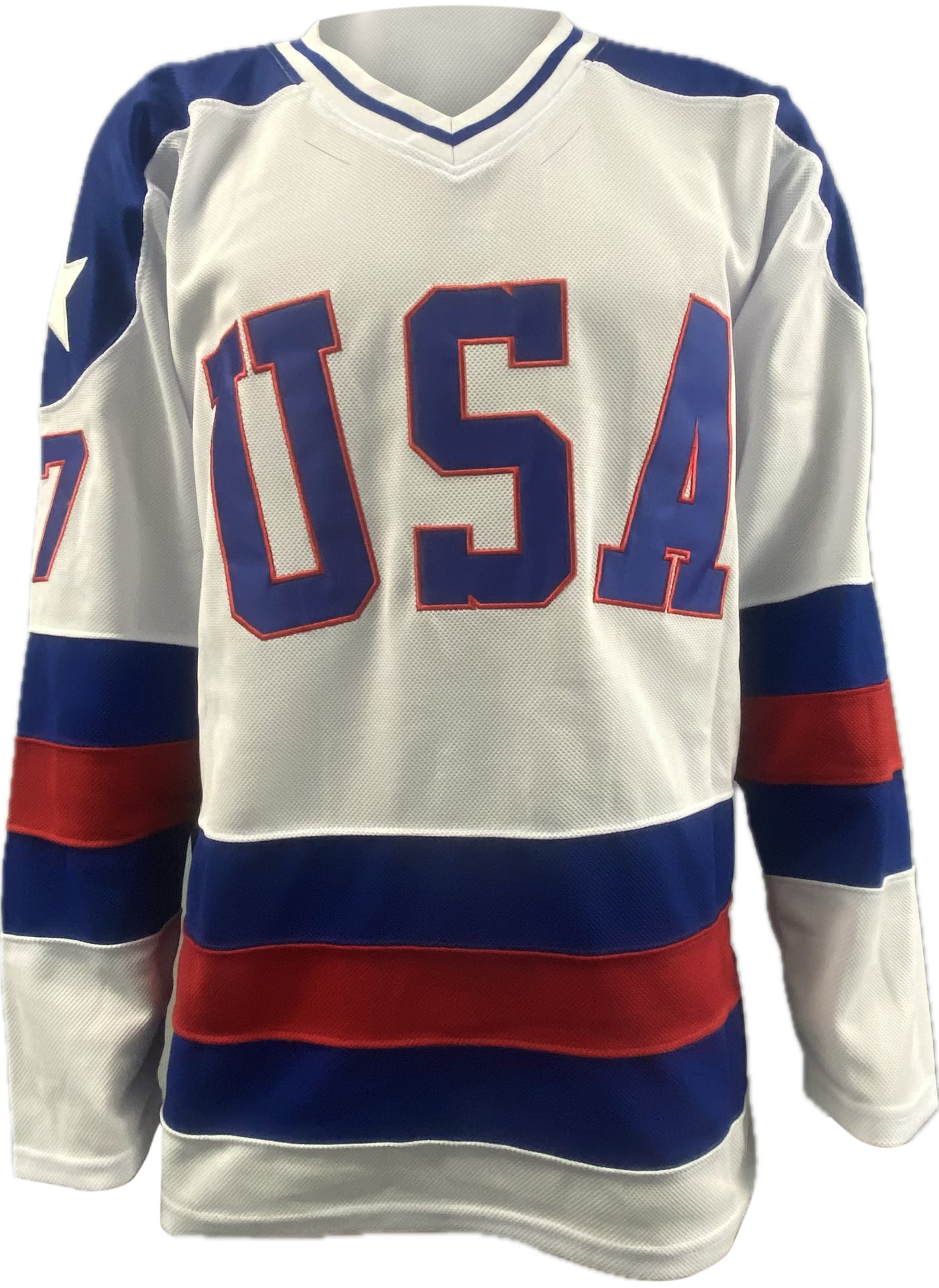 Jack O'Callahan USA Hockey Miracle on Ice 1980 Official SIGNED Hockey Jersey