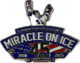 1980 Miracle on Ice 45th Anniversary  (1980-2025) Official Lapel Pin