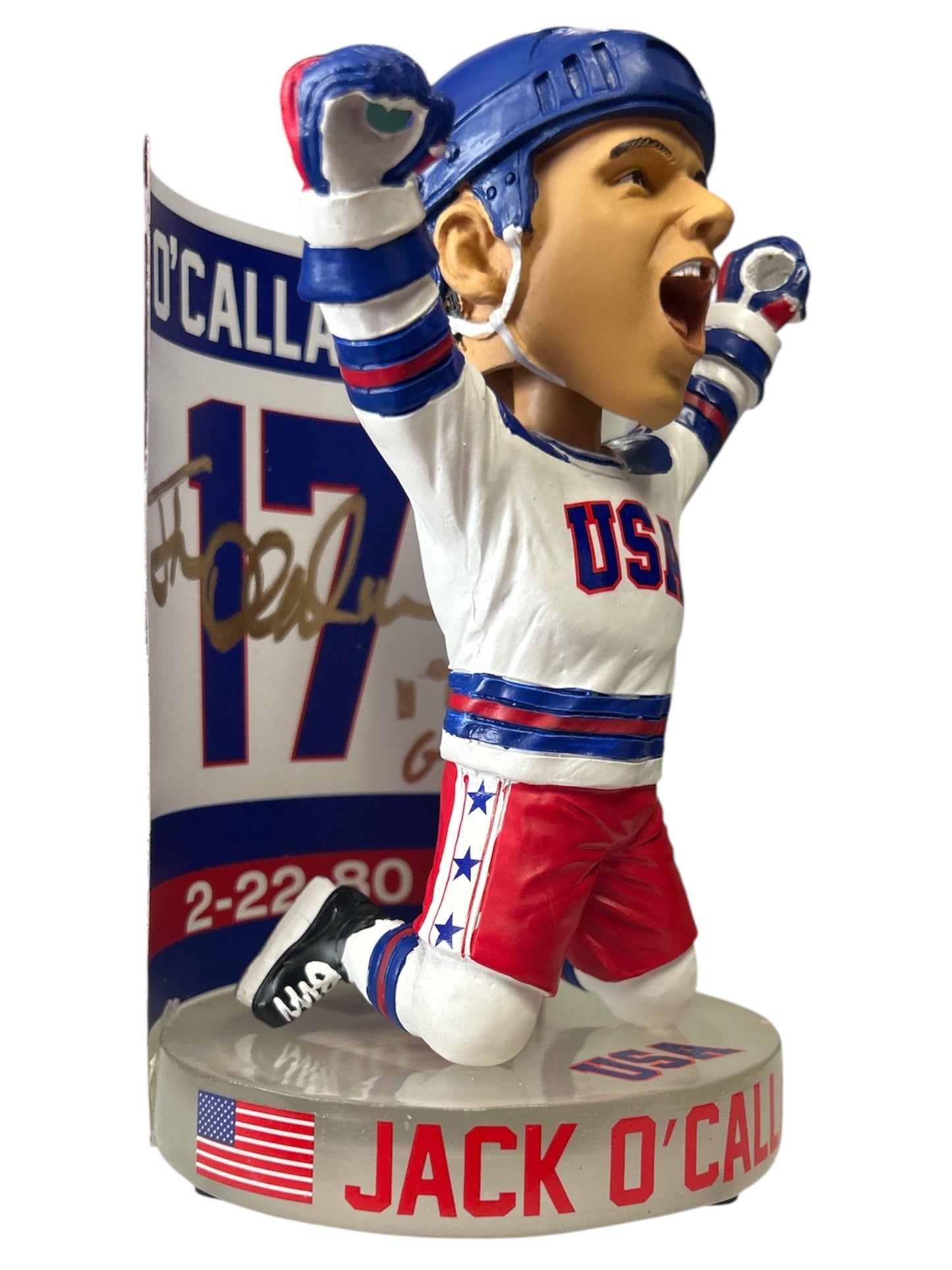 Jack O’Callahan Miracle on Ice 6” Bobblehead Signed