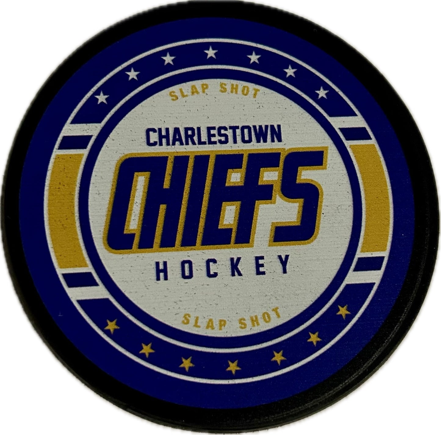 Slap Shot Charlestown Chiefs Hockey Puck