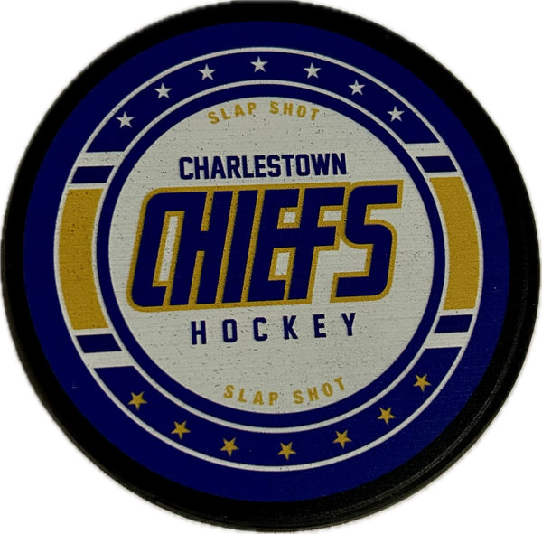 Slapshot Charlestown Chiefs Hockey Puck