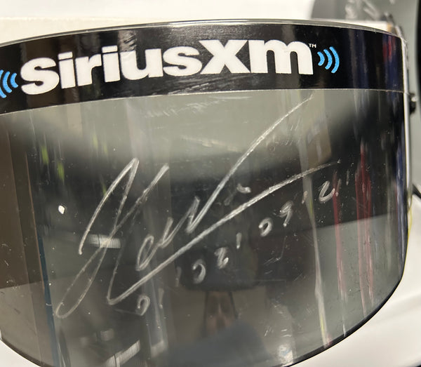 Helio Castroneves 4X INDY 500 Winner Helmet Visor SIGNED (Small Blemishes)