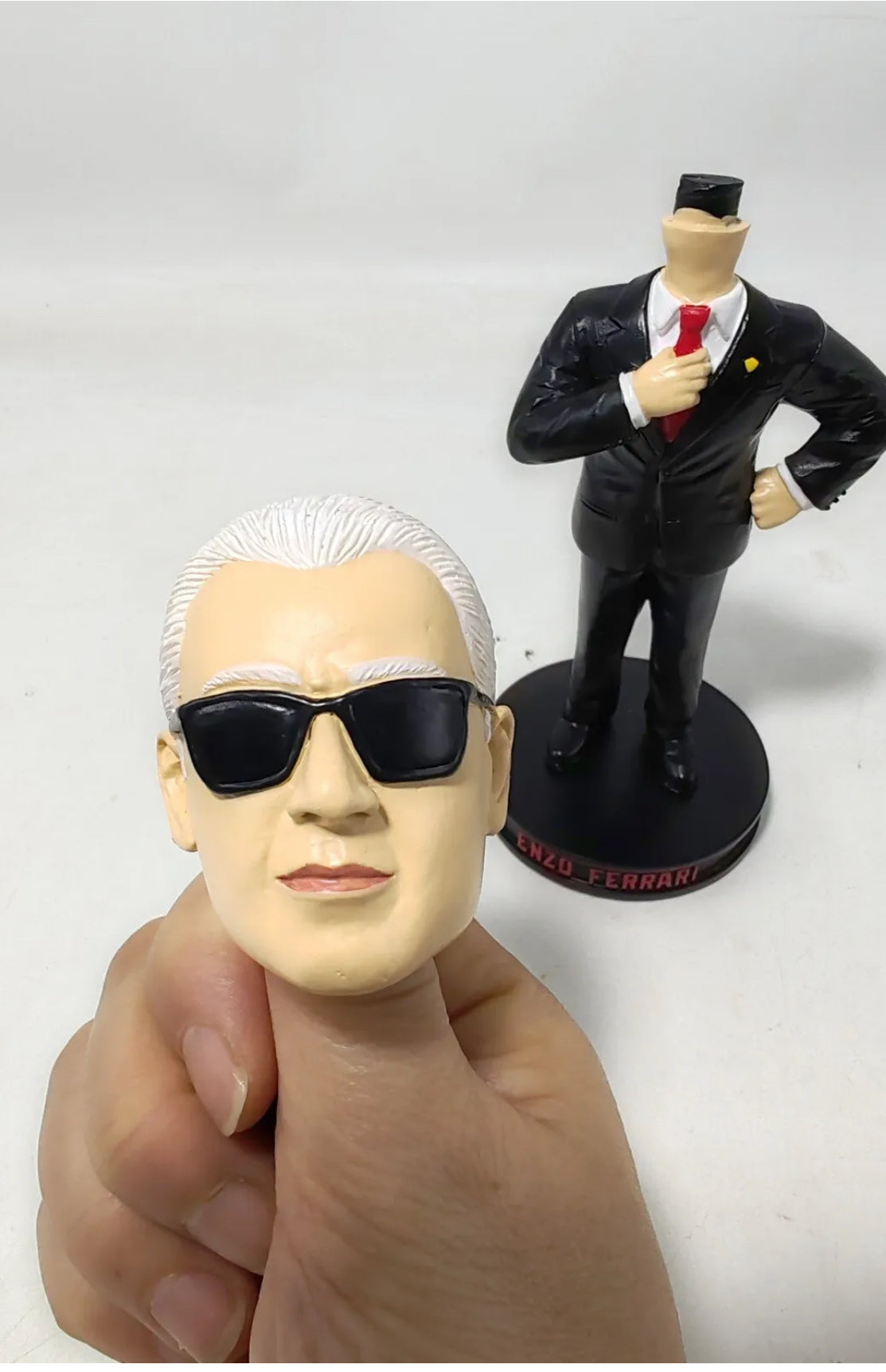 Enzo Ferrari figurine BobbleHead 7”. First Time Ever! New!!