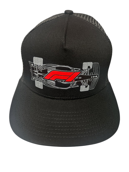 Formula 1  Las Vegas Grand Prix 2024 Visible Trucker Adjustable Hat - Black