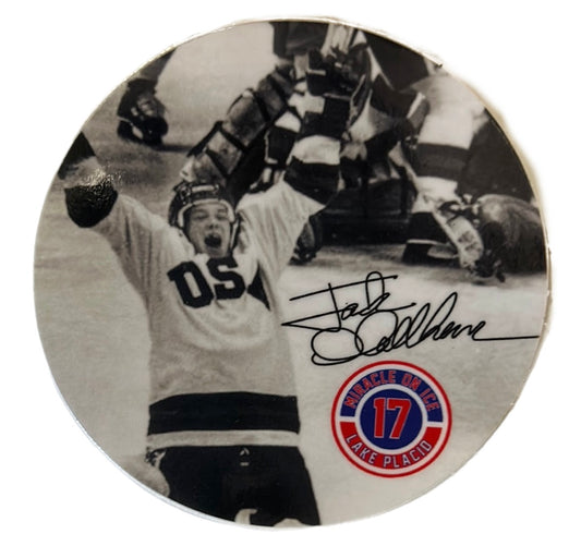 Jack O'Callahan  Miracle On Ice Celebration Sticker 3 Inches Round