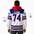 Jaccob Slavin #74 (2026 Gold Champ) USA Hockey Officially Licensed Jersey Hoodie