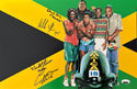 Cool Runnings Movie Jamaica Bobsled Official Cast Signed  11x17 Photo 7