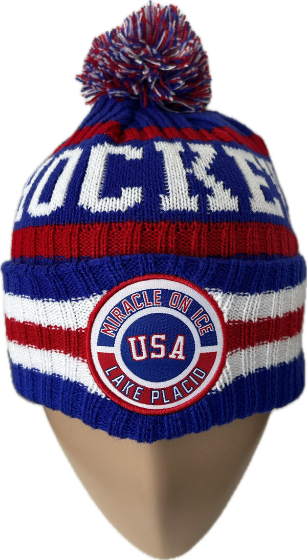 USA Hockey 1980 Miracle on Ice  45th Anniversary (1980-2025) Knit Hat