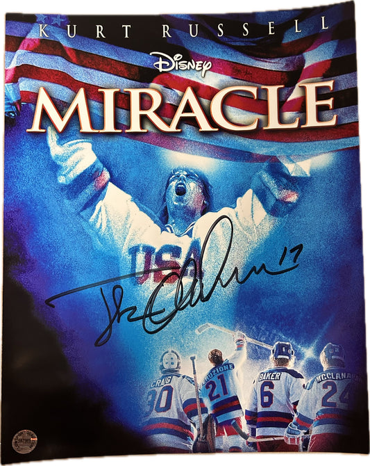 Jack O'Callahan Miracle On Ice Movie 5X7 Photo Hand Signed