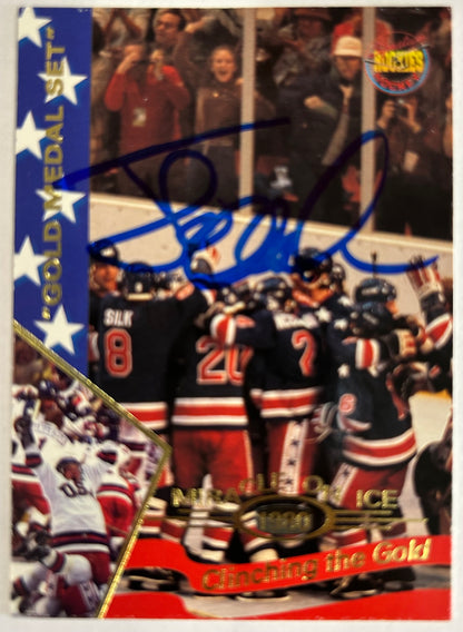 Jack O'Callahan Miracle on Ice 1980 USA Hockey Trading Card #45 Hand Signed - OPL