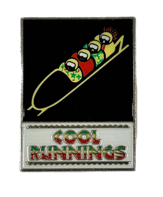 Cool Runnings Movie Jamaica Bobsled  Lapel Pin 1.5"  Round