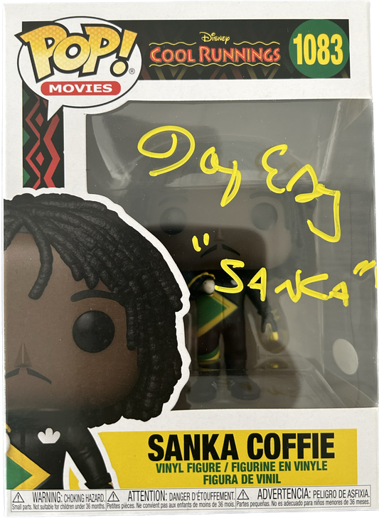 Cool Runnings Movie Jamaica Bobsled Official Sanka Funko Signed by Doug E. Doug