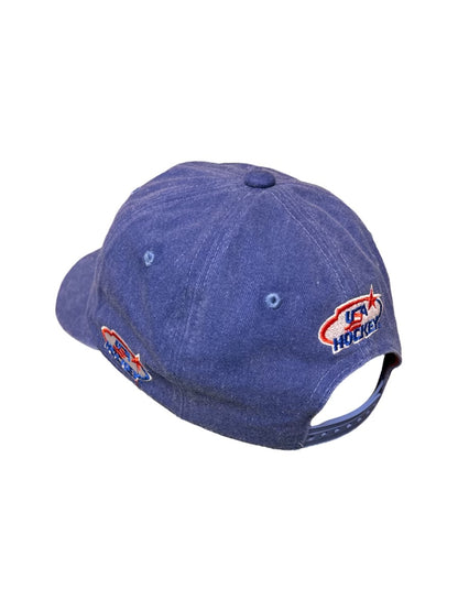 USA Hockey Official USA Royal Demin Hat