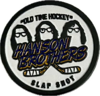 Slap Shot Chiefs Hanson Brothers Official  Lapel Pin