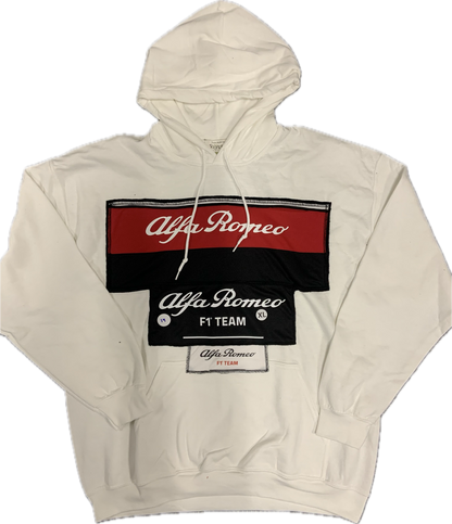 Alfa Romeo Upcycled Hoodie FT Team Lt. Gray One-of-a-kind-XL