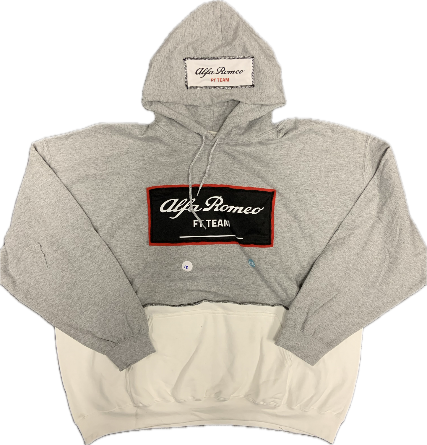 Alfa Romeo Upcycled Hoodie FT Team Dr. Gray One-of-a-kind-3XL