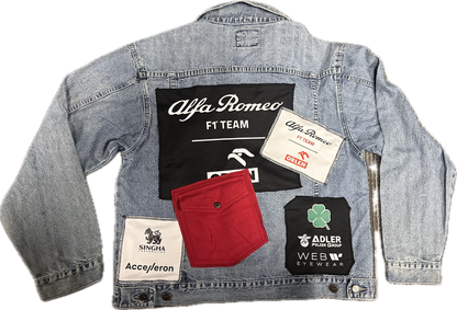 Alfa Romeo Upcycled Demin Jacket Denim One-of-a-kind-SM